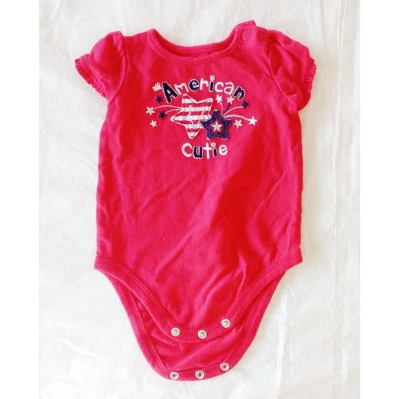 Jumping Beans Baby Girl American Summer Onesie Bundle - Picture 2 of 7